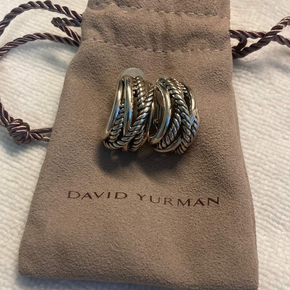 David Yurman Shrimp Crossover Earrings